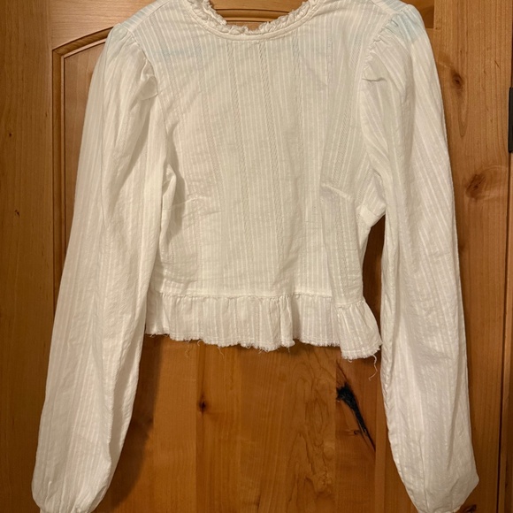 H&M small white blouse - Picture 1 of 3